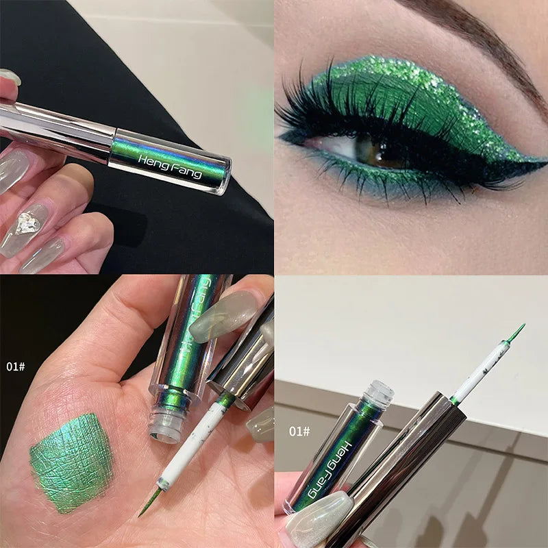 Metallic Chameleon Liquid Eyeliner – Waterproof, Long-Lasting