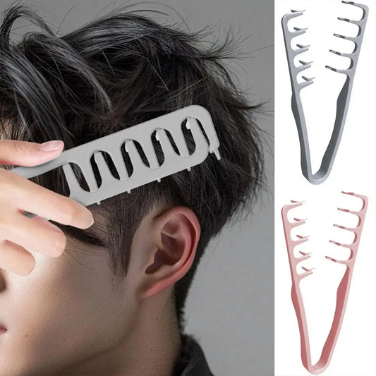 Volumizing Wide-Tooth Hair Styling Comb Curling Tools Fluffy Texture for Men Ideal for All Hair Types Hairstyling Tools Peaceful Pleasures Health and Wellness