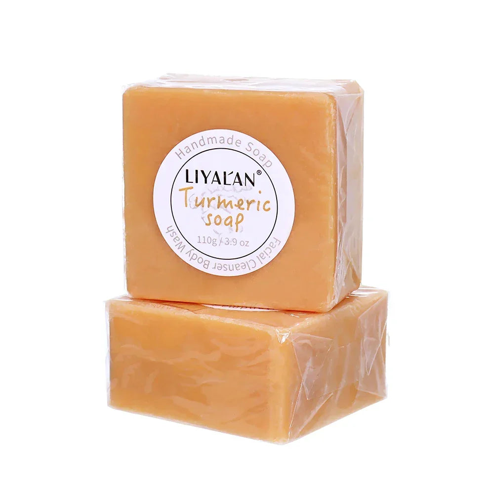 Turmeric Handmade Soap – 2-Pack Face & Body Bar Peaceful Pleasures Health and Wellness 2pcs-Turmeric Soap China Mainland