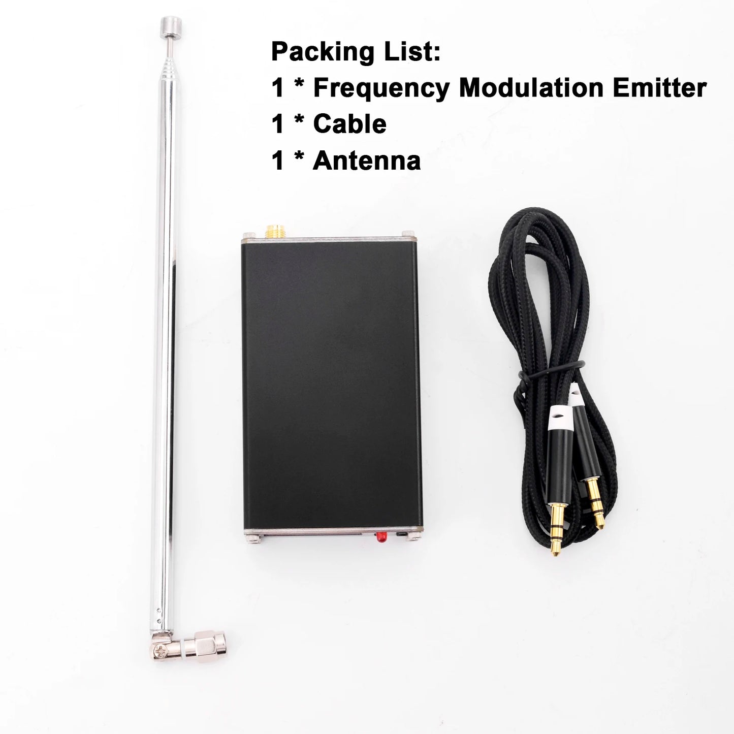2km 0 5W FM Transmitter 76M-108Mhz Digital Display Stereo Transmit