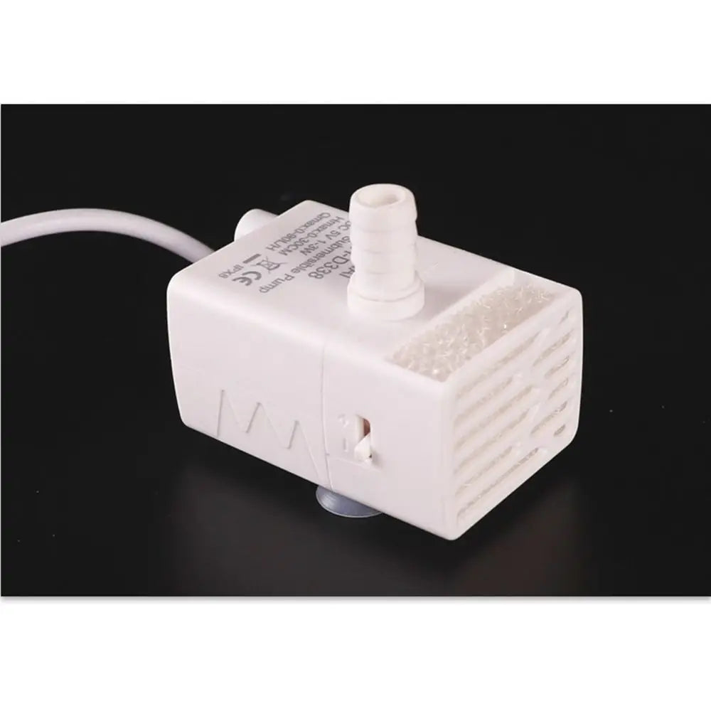 Ultra-Quiet 5V USB Mini Submersible Pet Fountain Pump