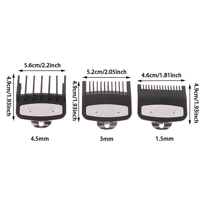 Hair Clipper Guards 1.5mm 3mm 4.5mm – Guide Comb Attachments