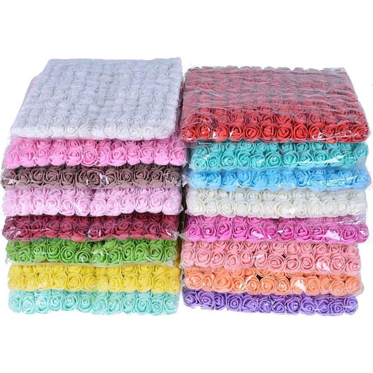 144pcs Artificial Foam Roses for Wedding, Garden & Home Décor Artificial Foam Roses Peaceful Pleasures Health and Wellness