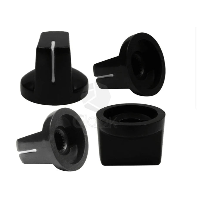 Multi Flet Head Guitar Pedal Knob Electric Pot Potentiometer Knobs