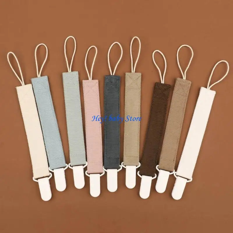 Baby Pacifier Clip Chain Holder for Boys & Girls | Cotton
