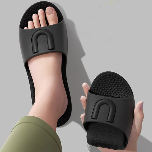 JPNTKY Foldable EVA Travel Slippers – Lightweight Non-Slip Travel Slippers Peaceful Pleasures Health and Wellness