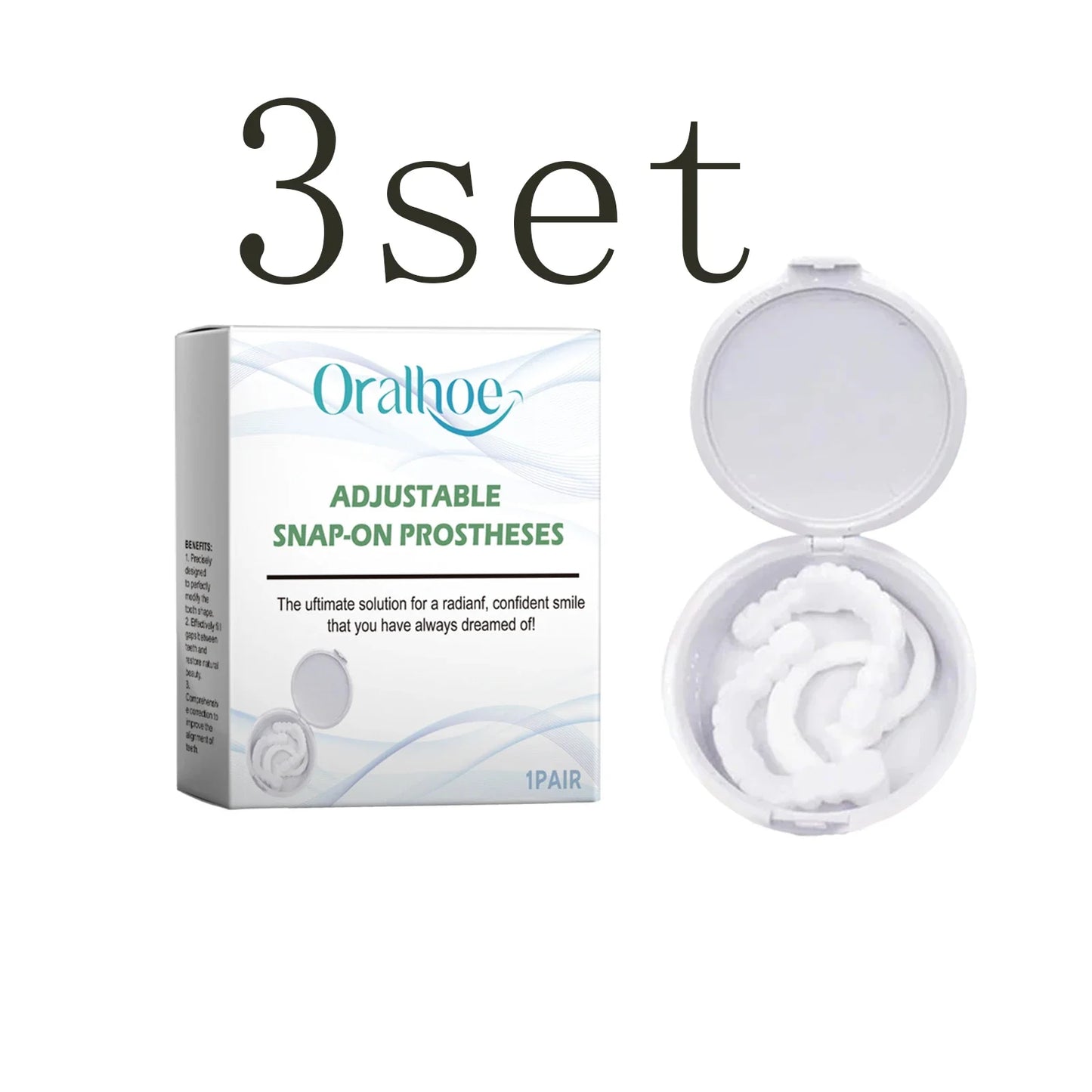 Snap-On Teeth Veneers for Adults – Cosmetic Smile Enhancer