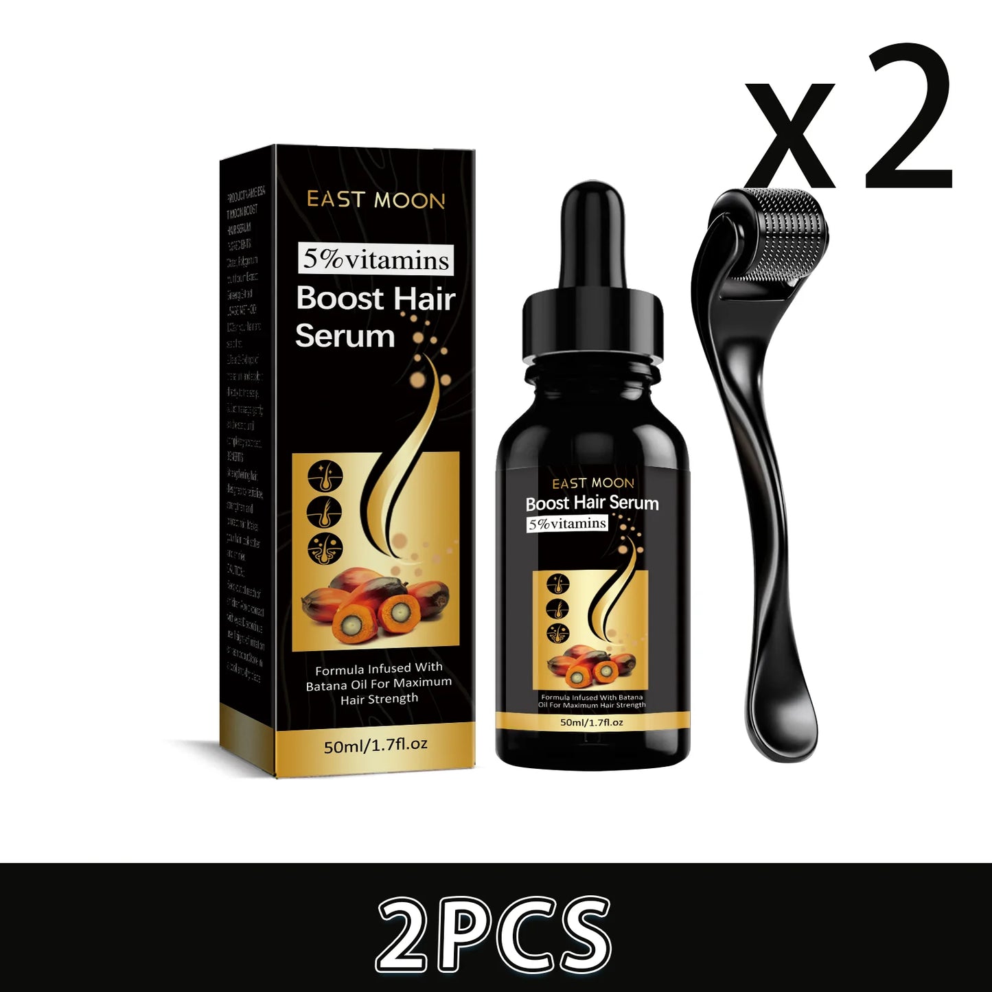 He Shou Wu Ginseng Hair Scalp Serum & Roller Set