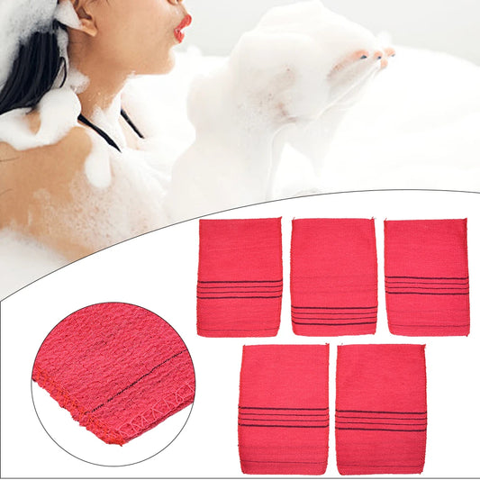 Korean Italy Asian Exfoliating Bath Washcloth Body Scrub Shower Soft Peaceful Pleasures Health and Wellness