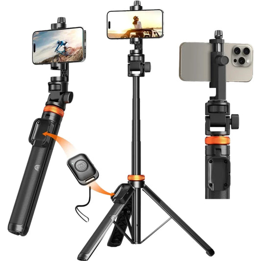 Portable Selfie Stick Cell Phone Tripod 62 Inch/157CM Extendable IPhone Tripod Mobile Tripod Stand for Travel/Vlogging/Filming Peaceful Pleasures Health and Wellness