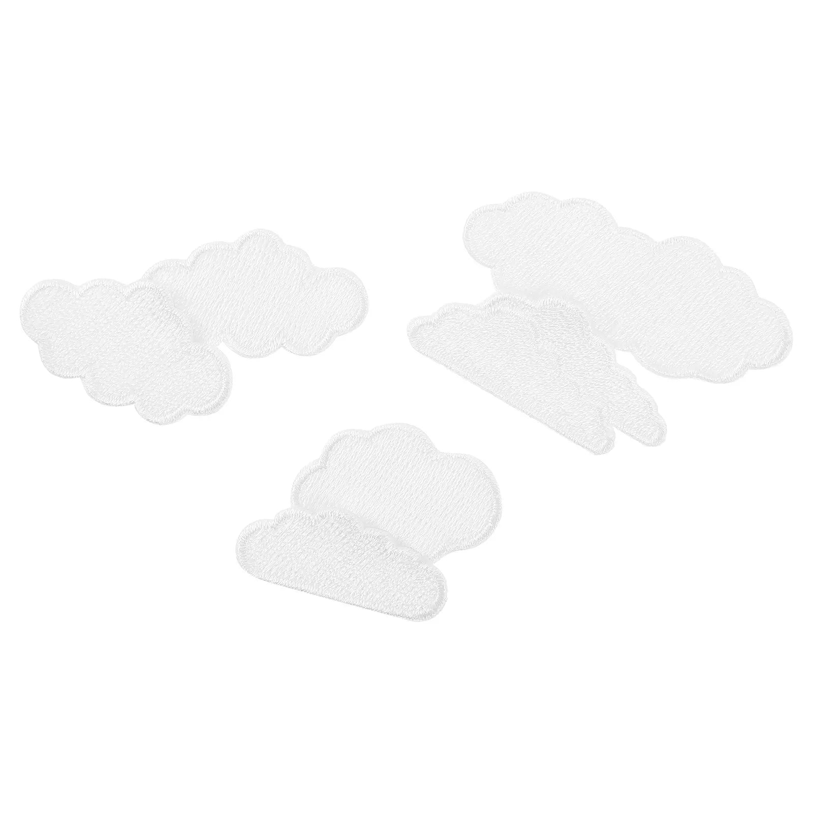 6Pcs Elegant Embroidered Patches for Clothing Repair Decoration Garment Patches Suitable for Jeans T Shirts Pants Peaceful Pleasures Health and Wellness