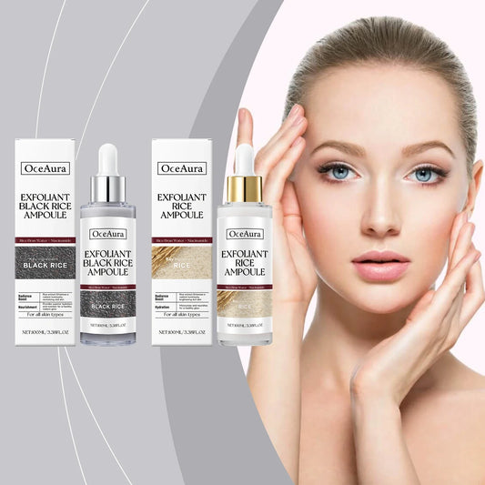 OceAura Rice Brightening Exfoliating Serum – Hyaluronic Acid 100ml Brightening Face Serum Oasis Select