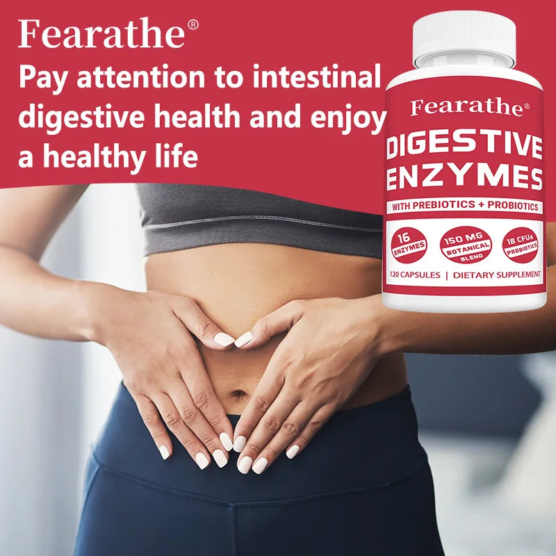 Digestive Enzyme Capsules - with Probiotics & Prebiotics, Support Gut Health, Immune Support, Promote Digestive Health Peaceful Pleasures Health and Wellness