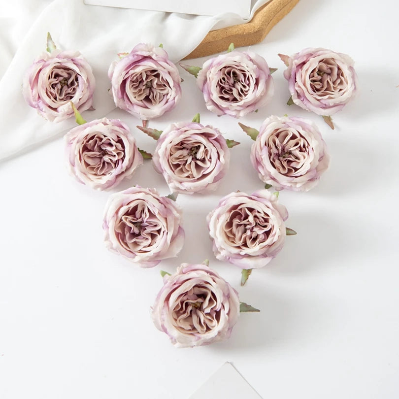 Silk Peony Artificial Flower Heads 15/30Pcs | Wedding & Home Decor