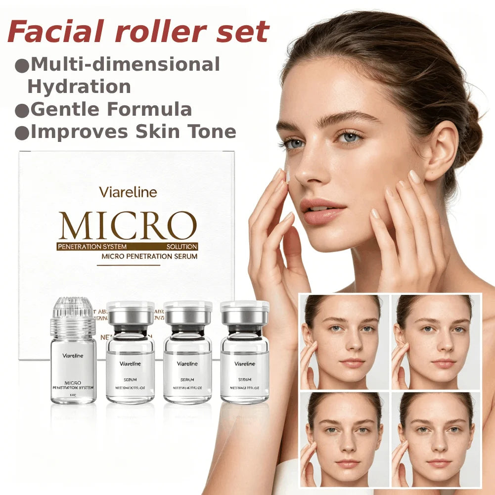 Collagen Anti-Wrinkle Essence Hydrating Firming Pore-Cleaning Anti-Aging Essence Set Hyaluronic Acid Stock Solutions Face Serum Peaceful Pleasures Health and Wellness