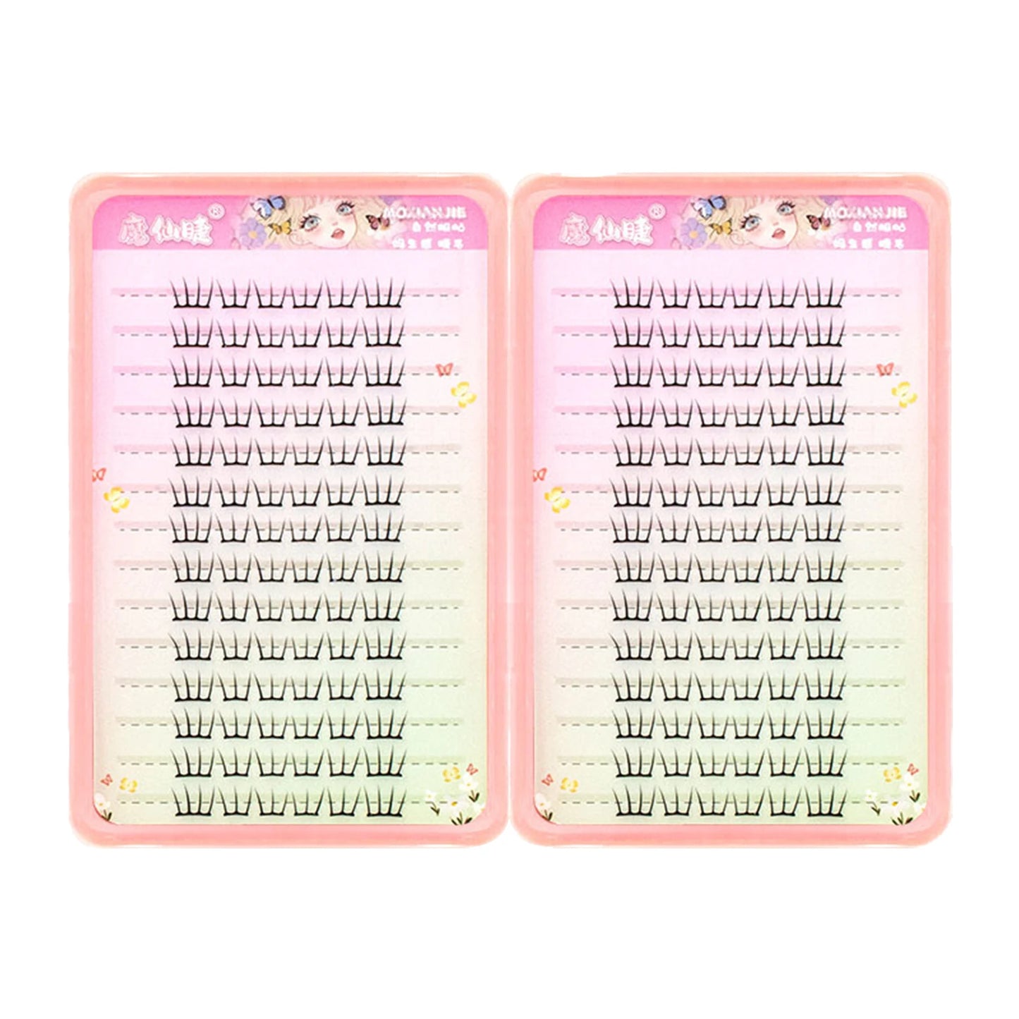 Korean Idol DIY Lashes Extension Cute Cat Paw False Eyelashes Natural Make Up Large Capacity DIY Lash Cluster Peaceful Pleasures Health and Wellness style 12