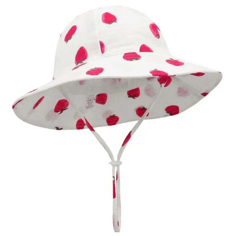 Baby Cotton Bucket Sun Hat UPF50+ | Infant Boys & Girls 6-12M