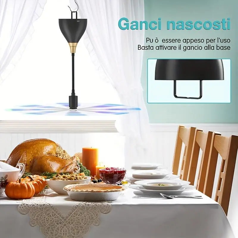 Fly Fan for Tables – Chemical-Free Fly Repellent Fan Fly Repellent Fan Peaceful Pleasures Health and Wellness