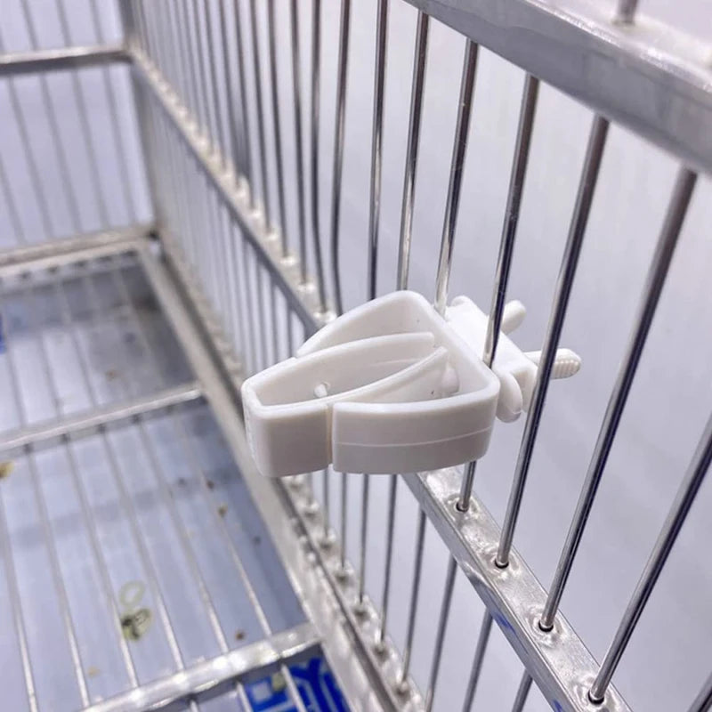 6pcs Bird Cage Accessories Birds Vegetable Clip Food Rack Parrot Clip Bird Thumb Box Bird Fruit Fork Bird Egg Holder Tray Peaceful Pleasures Health and Wellness