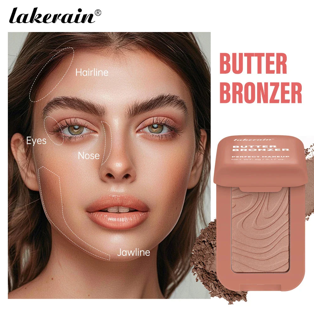 Waterproof Butter Bronzer & Contour Powder | Matte Highlighter