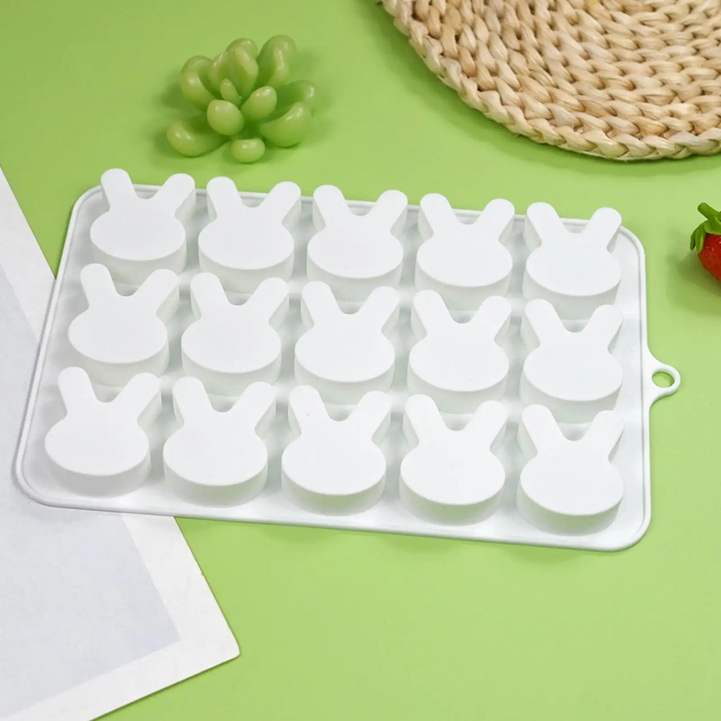 Easter Bunny Silicone Mold – Chocolate, Fondant & Resin DIY Silicone Baking Mold Peaceful Pleasures Health and Wellness