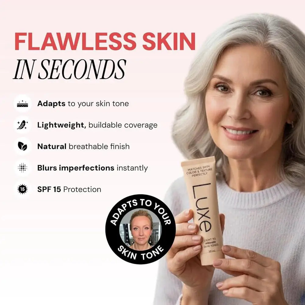 Korean Color-Adjusting Liquid Foundation | Full Coverage Matte