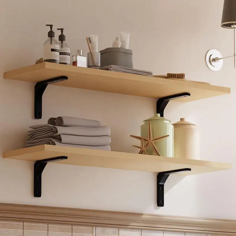 1PC Wall Mounted Shelf Angle Brackets Industrial Floating L Shelf Bracket Thick Heavy Duty Peaceful Pleasures Health and Wellness