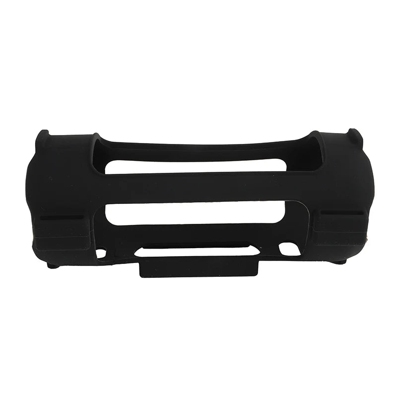 Solid Color Silicone Case For JBL Grip Speakers Anti-Scratch Dust-Proof And Shockproof Protective Sleeve With Shoulder Strap Peaceful Pleasures Health and Wellness black