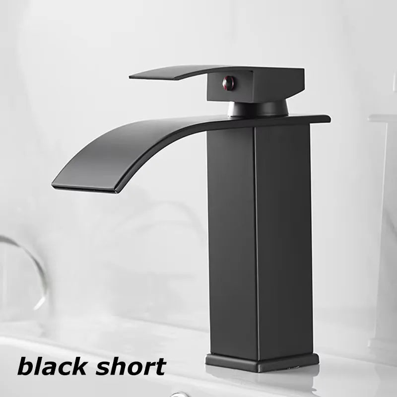 Waterfall Bathroom Faucet | 304 Stainless Steel Single Handle Mixer
