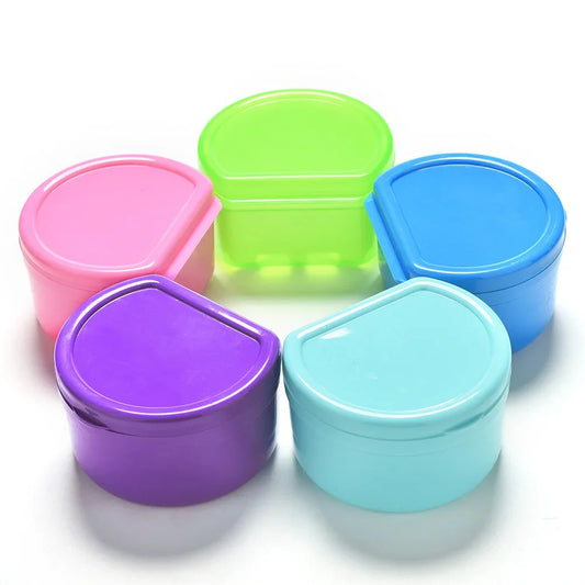 Cleaning and Storage Box for Denture and Orthodontic Retainer, Hanging Net Container Peaceful Pleasures Health and Wellness
