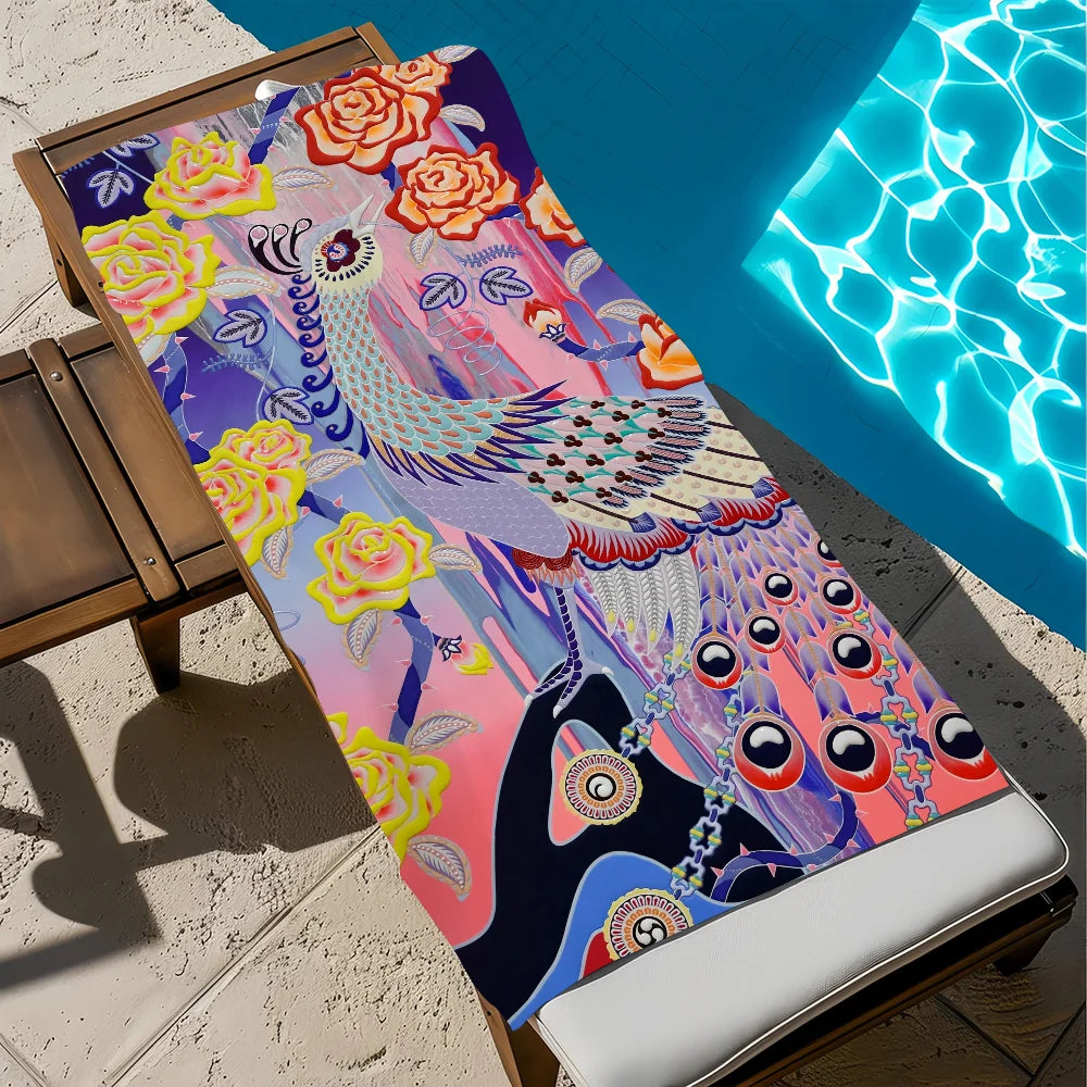Quick Dry Beach Towel – Soft, Lightweight, Multi-Size Quick Dry Beach Towel Peaceful Pleasures Health and Wellness z4 STJ150x260CM