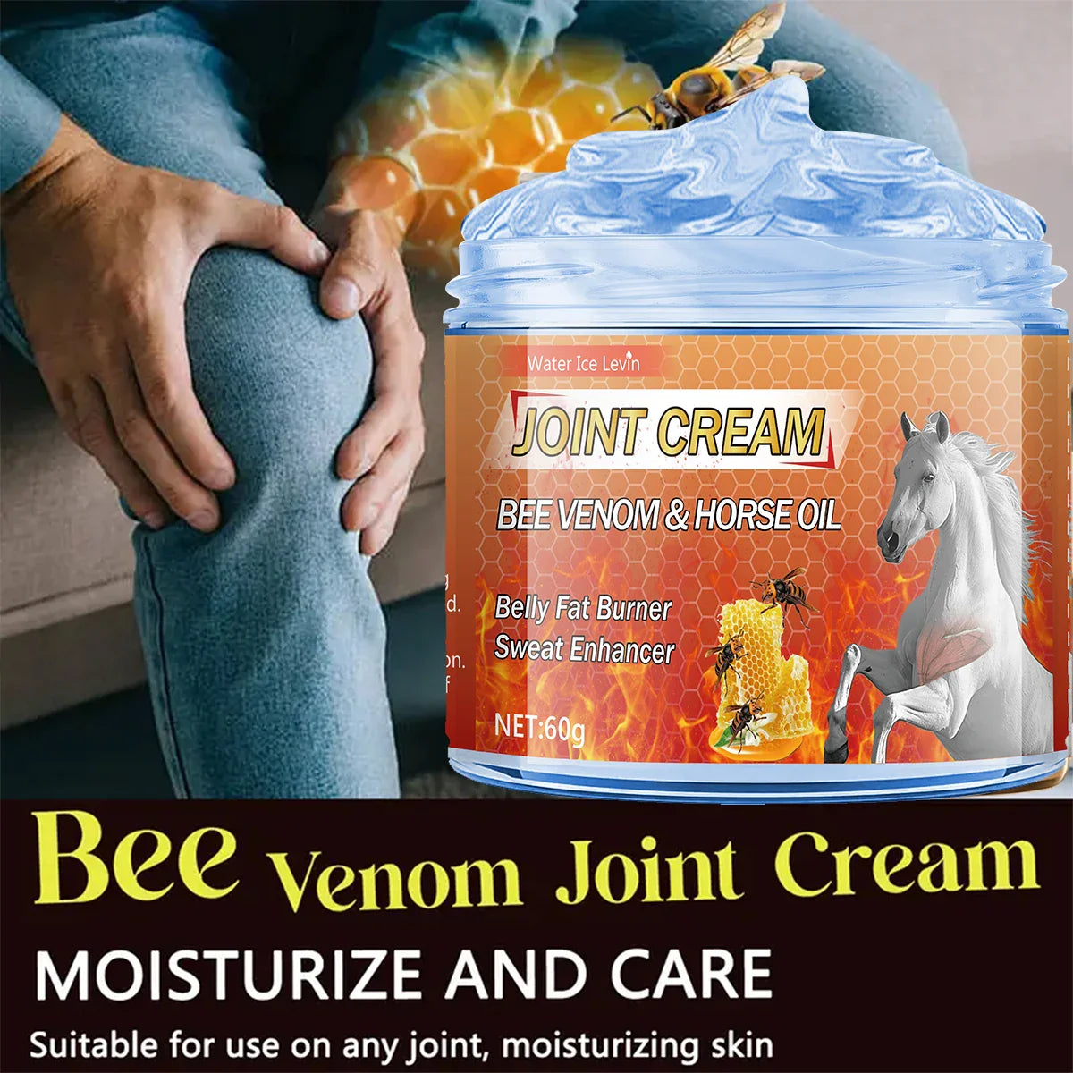 Bee Venom & Horse Oil Muscle Cream – Ginger & Arnica 60g