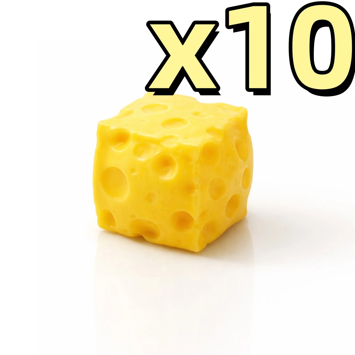 Squishy Cheese Squeeze Toy Relieve Anxiety Stress Ball Simulated Food Adult Kid Friendly Soften Shapeable Fingertip Sensory Toys Peaceful Pleasures Health and Wellness 10pcs