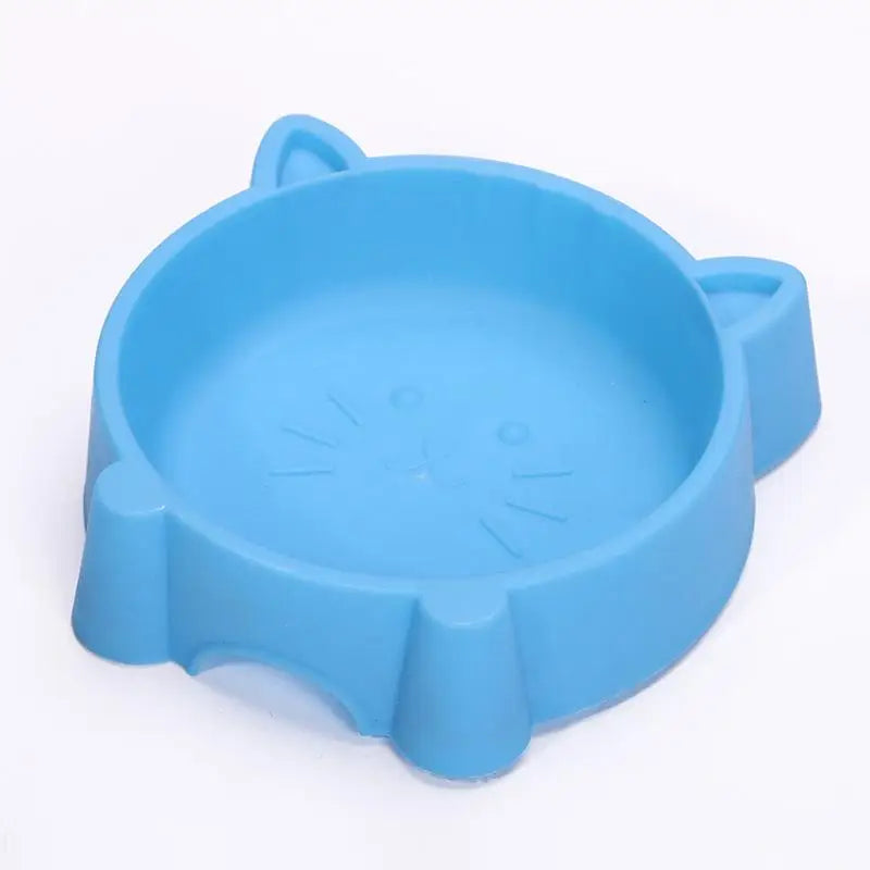 Cat Ear Pet Bowl – Non-Slip Plastic Feeder for Cats & Dogs