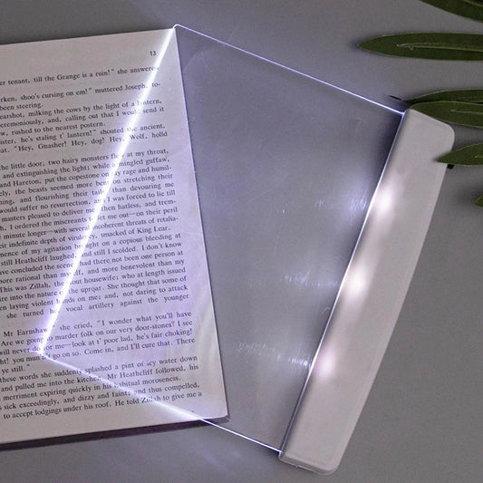 LED Flat Panel Clip-On Book Light – Eye-Friendly Reading Lamp Clip-On Book Light Peaceful Pleasures Health and Wellness