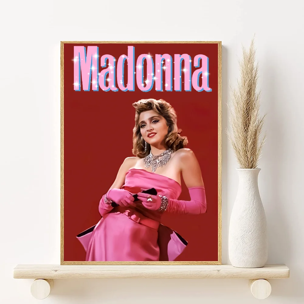 Madonna Bad Girl Retro Print Poster HD art sticky wall waterproof home living room bedroom bar aesthetic decoration Peaceful Pleasures Health and Wellness z22 50X70cmNoframe