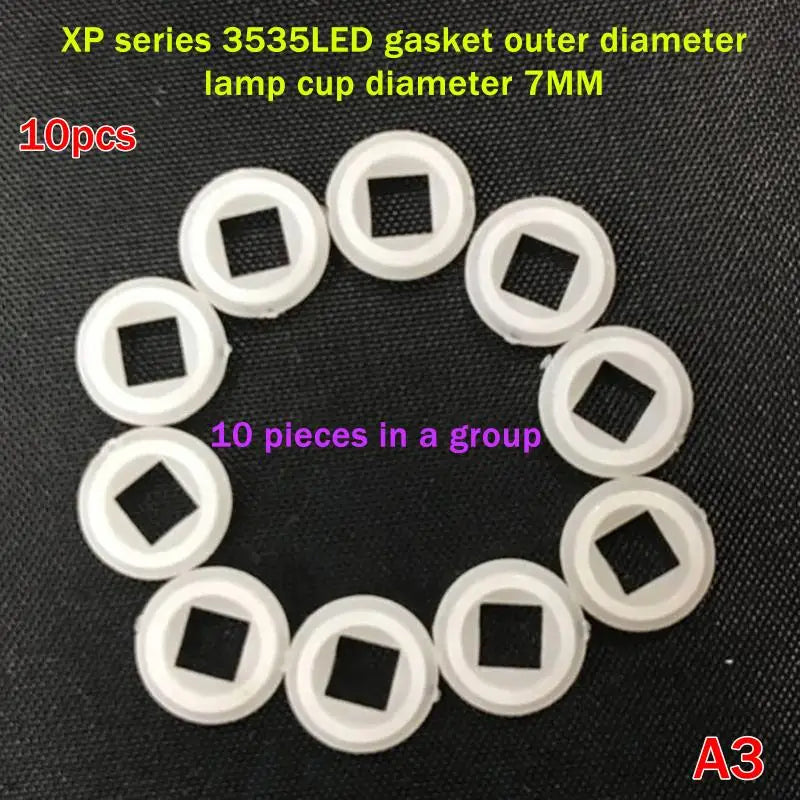 10pcs LED Insulation Gasket Spacer – 3535 5050 7070 XPL XPG