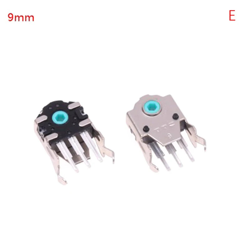 TTC Mouse Scroll Wheel Encoder 5–13mm Green Core | 2-Pack Mouse Encoder Peaceful Pleasures Health and Wellness 9mm