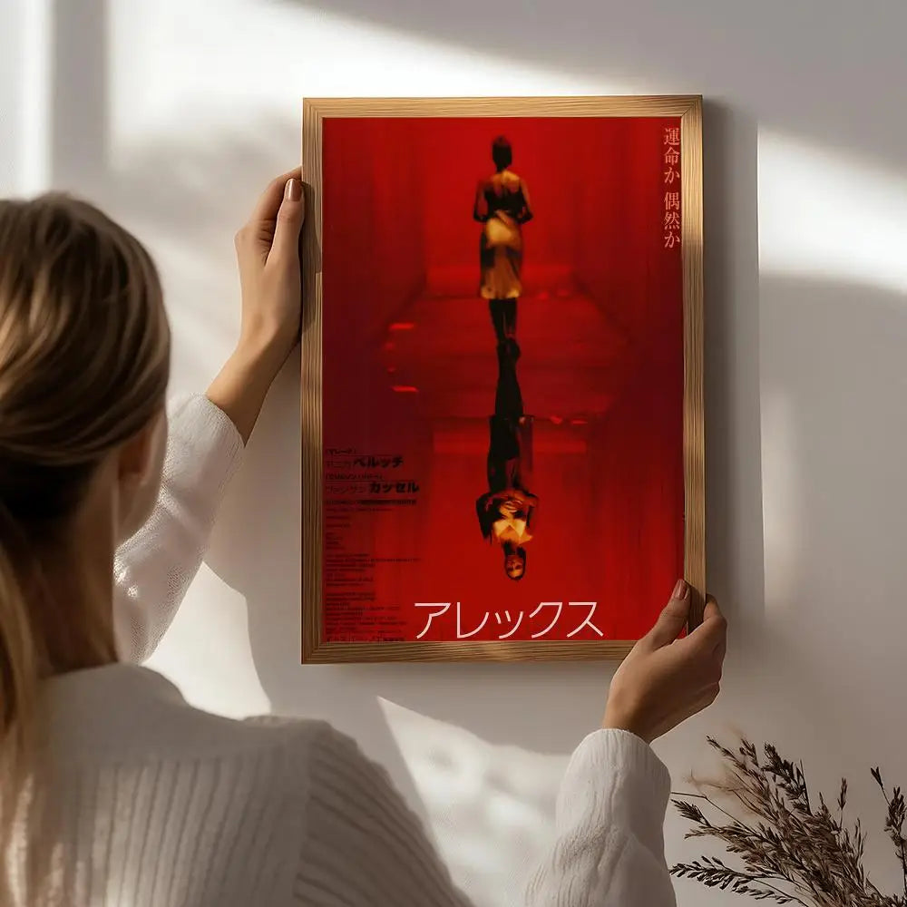 Irreversible Movie Poster HD Self-Adhesive Waterproof Wall Art Movie Wall Poster Peaceful Pleasures Health and Wellness White3 15X20cmNoframe