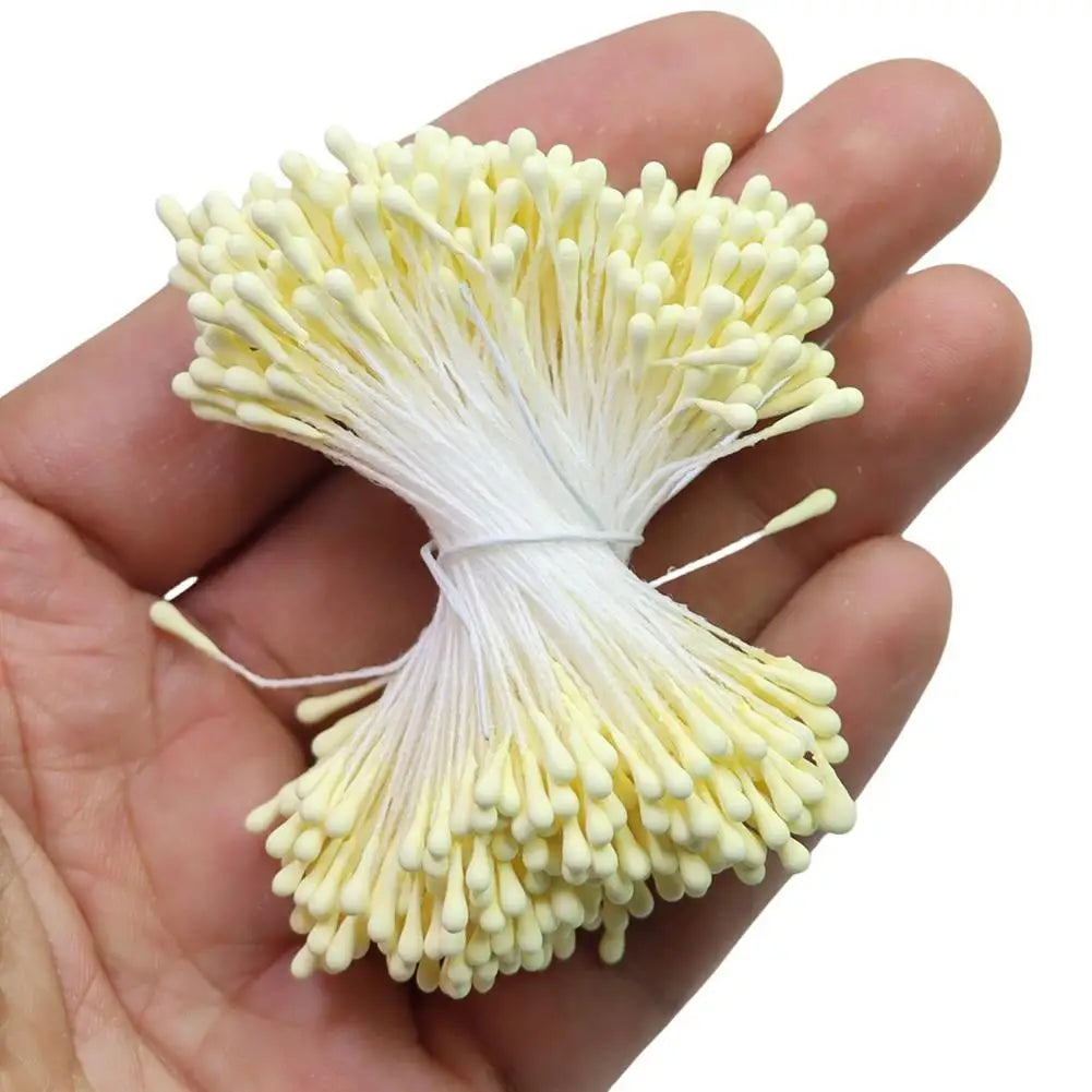 390pcs 2mm Moulti Options Artificial Flower stamen Mini Pearl Floral pistil For Wedding Party Home Decoration DIY Accessories Peaceful Pleasures Health and Wellness