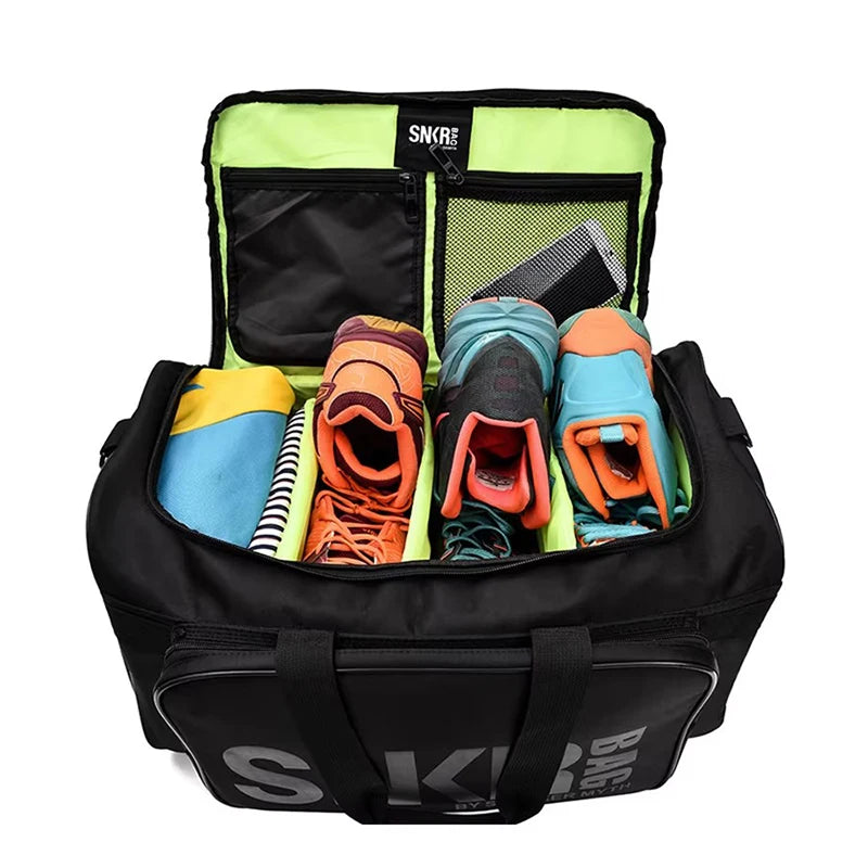 Large Capacity Multifunctional Sports Shoe Storage Travel Bag, Sports And Fitness Bag, Ball Bag, Racket Storage Clothing Storage Peaceful Pleasures Health and Wellness