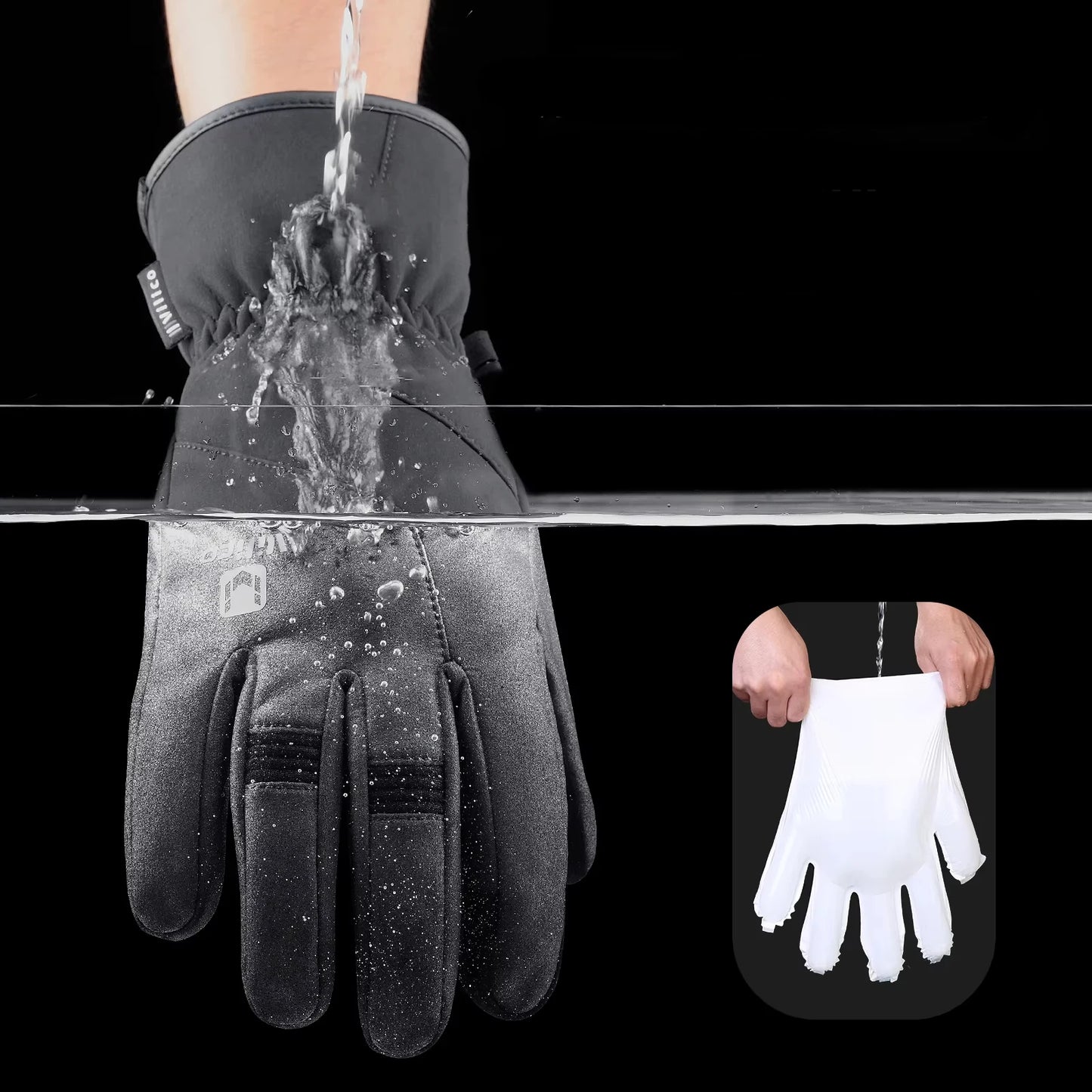 Autumn Winter Outdoor Cycling Gloves for Men Women Touchscreen Thermal Windproof Waterproof Anti-Slip Skiing Hiking Sports Glove Peaceful Pleasures Health and Wellness