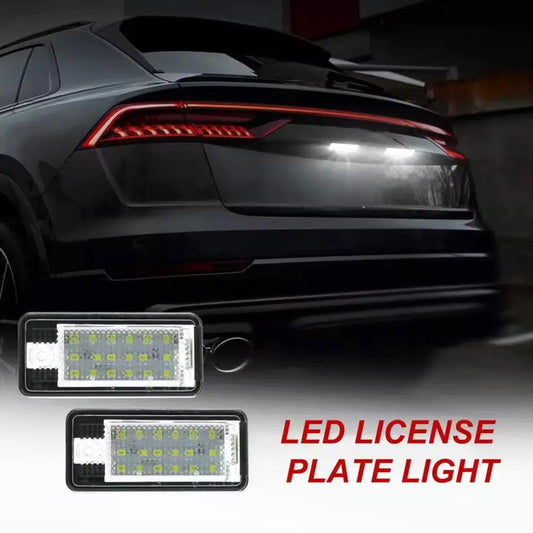 Audi LED License Plate Lights 2pc – Canbus Error Free LED License Plate Light Peaceful Pleasures Health and Wellness
