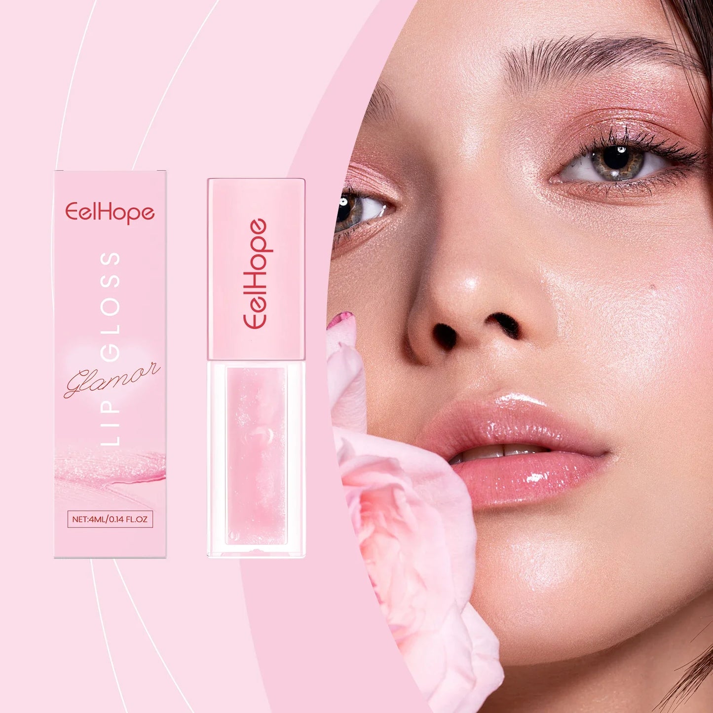 Eelhope Tinted Lip Oil – High-Shine Hydrating Non-Sticky Gloss