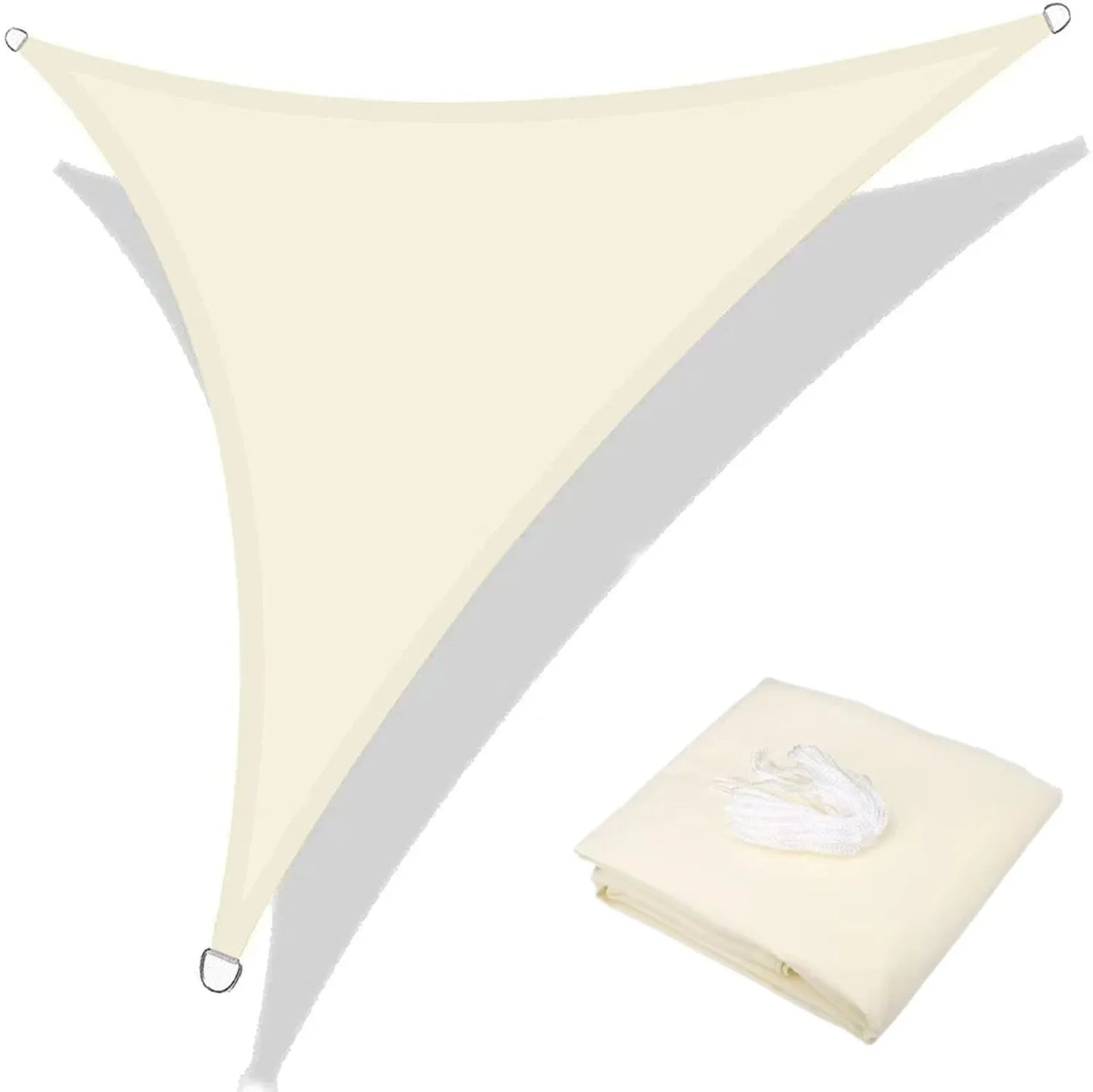 Triangle Sun Shade Sail – 98% UV Block Waterproof Canopy Awning