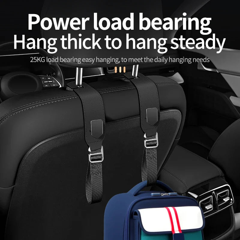 Car Headrest Hook Organizer – Universal Seat Back Hanger