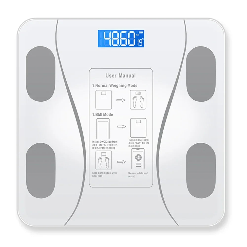 Smart Digital Body Weight & Body Fat Scale | Bluetooth