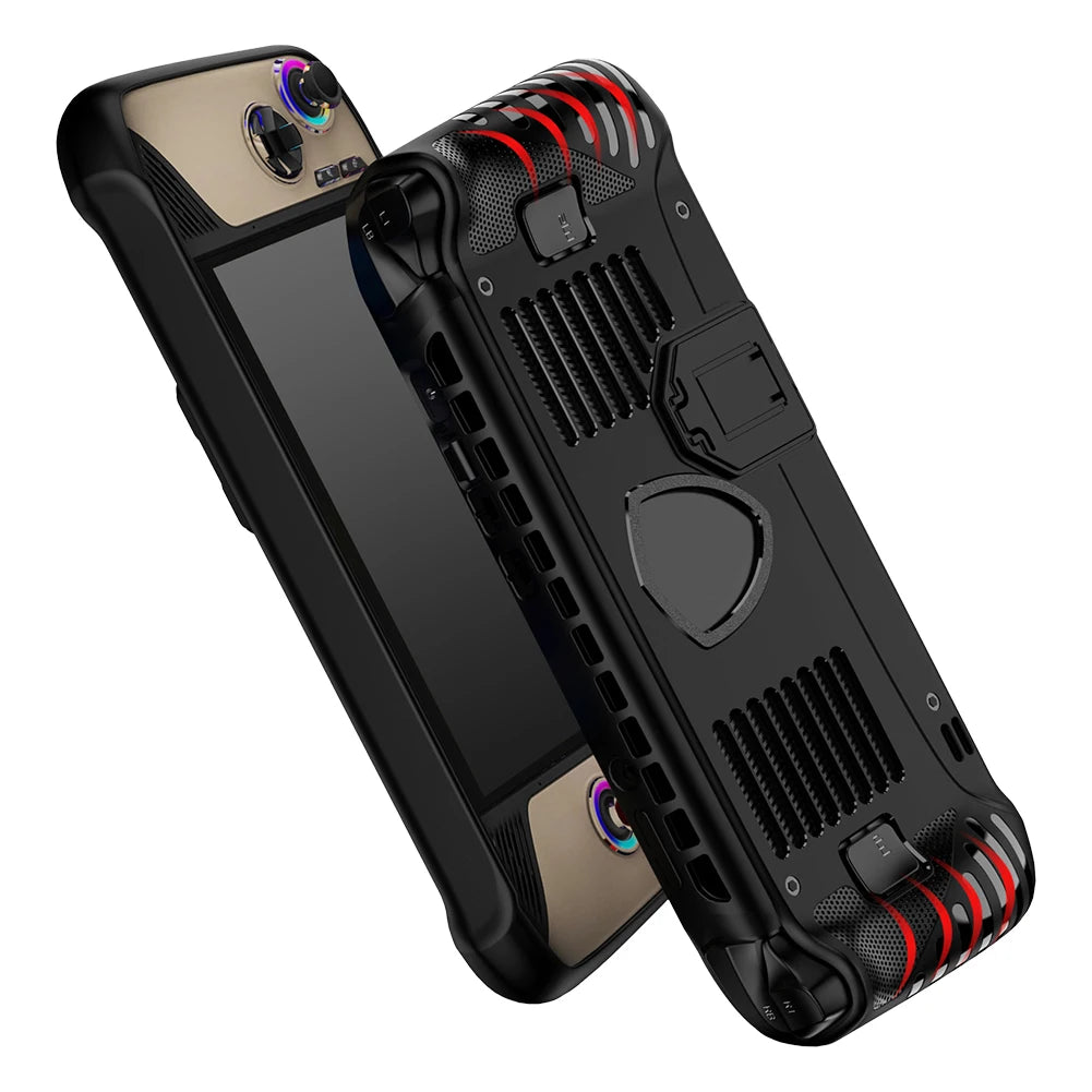 Handheld Game Console Case for MSI Claw 8 AI+ 2025 TPU with Kickstand Host Shell Shockproof Protective Case Anti-Scratch Peaceful Pleasures Health and Wellness