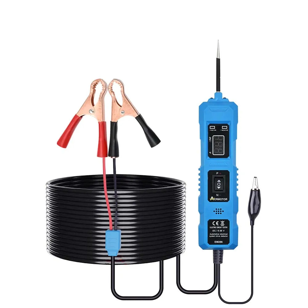 Aermotor Automotive Circuit Tester 6-48V LED Voltage Probe Kit