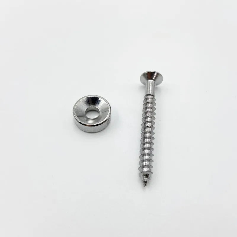 Electric Guitar Neck Mounting Ferrules Bushings Screws Accesories